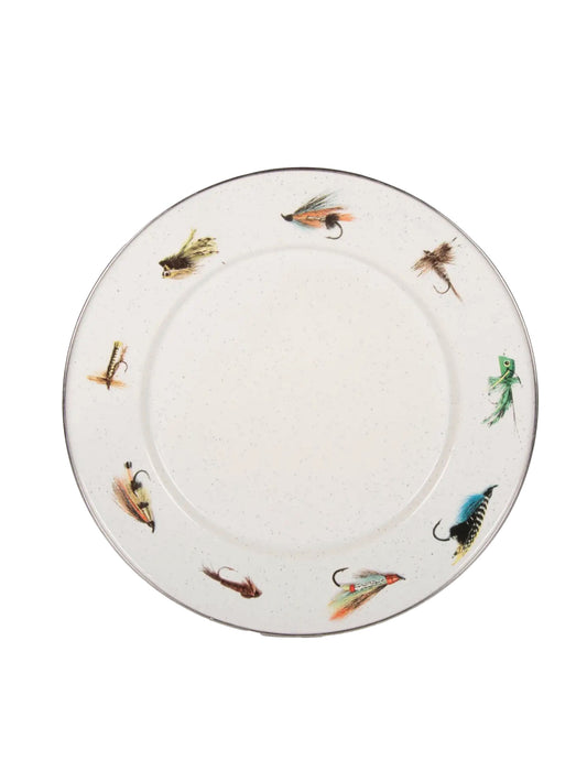 Enamelware Fly Fishing Dinner Plate Weston Table