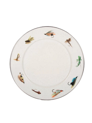  Enamelware Fly Fishing Dinner Plate Weston Table 