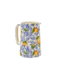 English Lemon and Blue Rose Garden Pitcher Weston Table
