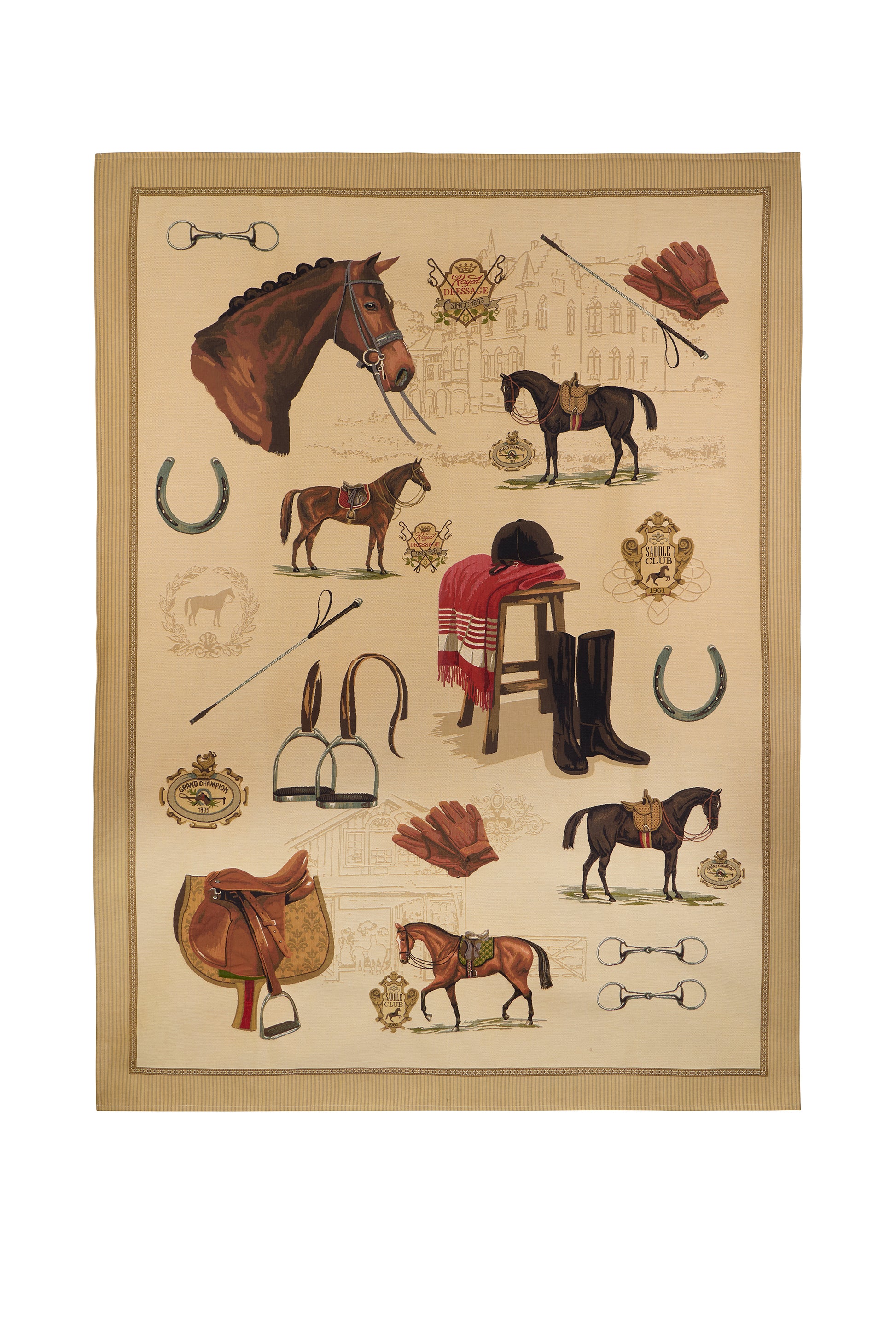 Equestrian Tapestry Weston Table