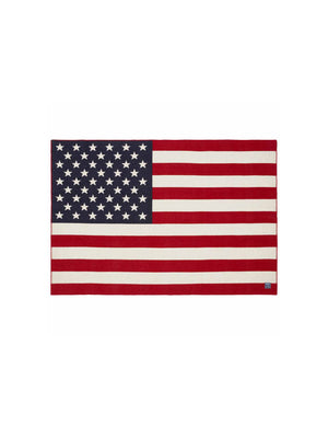  Faribault American Flag Wool Throw Weston Table 