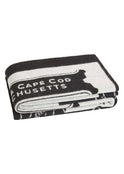Faribault Boston Cape Cod  and Islands Map Wool Throw Weston Table