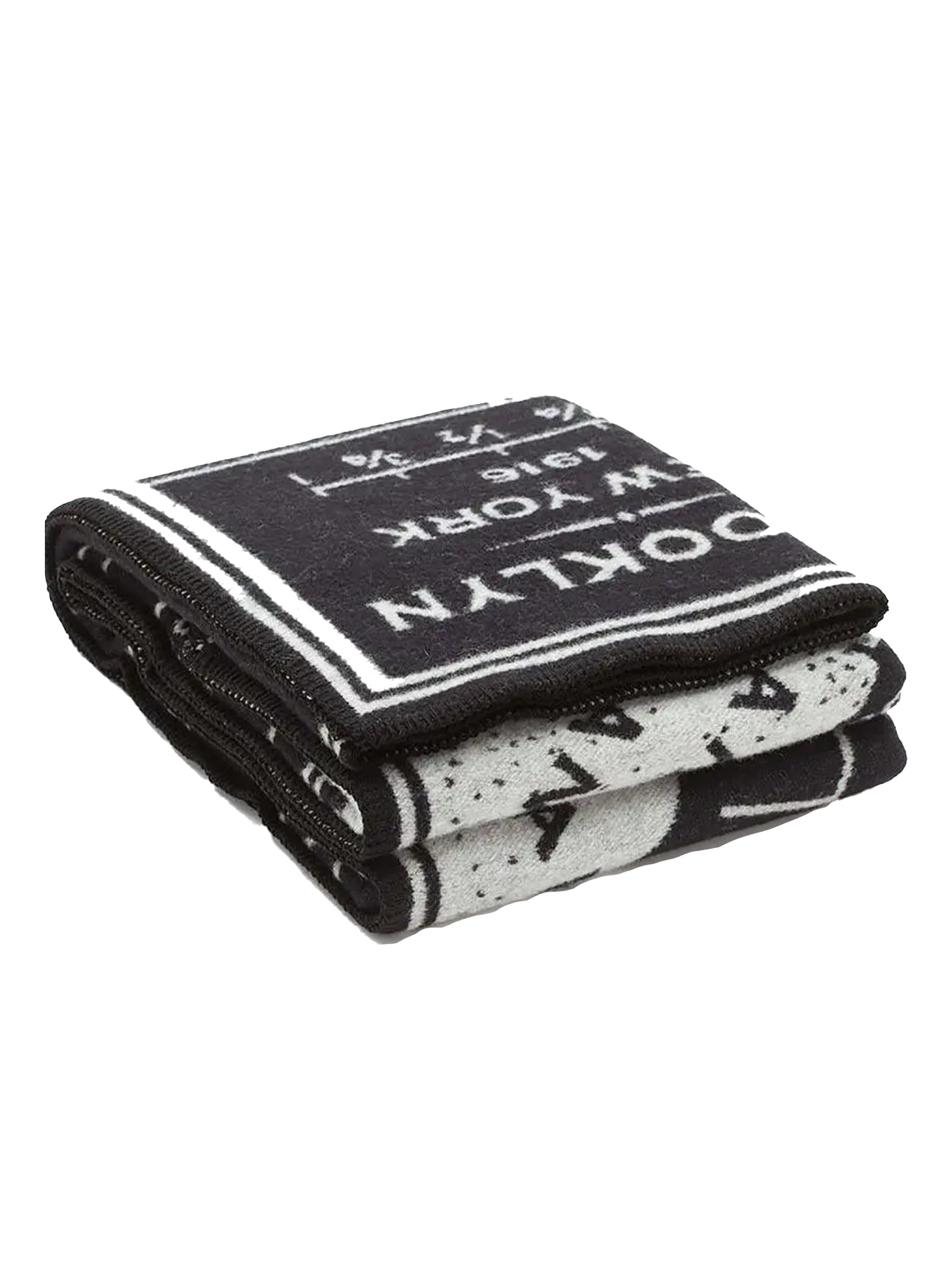 Faribault Brooklyn Map Wool Throw Weston Table