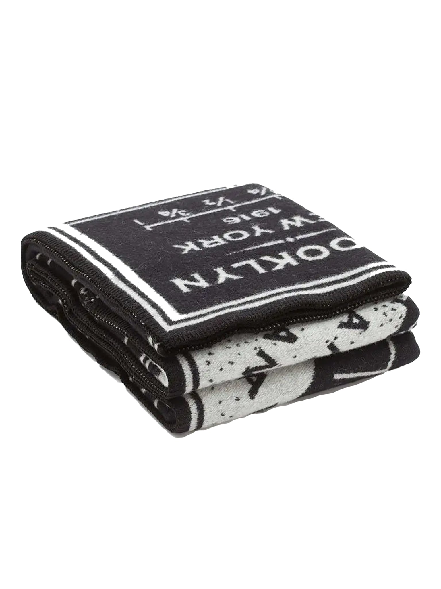 Faribault Brooklyn Map Wool Throw Weston Table