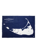 Faribault Nantucket Map Wool Throw Weston Table