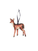 Fawn Watercolor Birchwood Ornament Weston Table