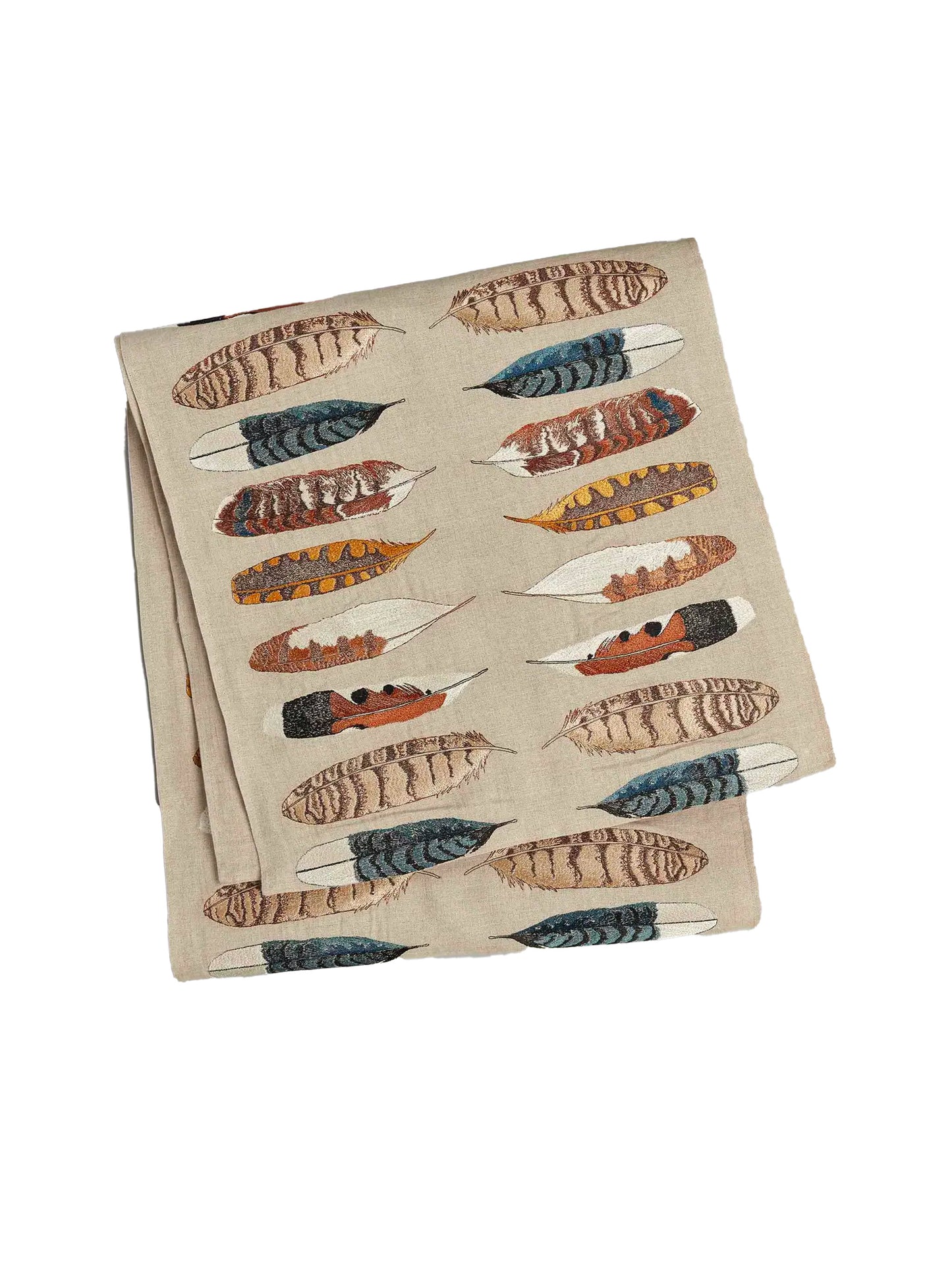 Coral & Tusk Feather Harmony Table Runner