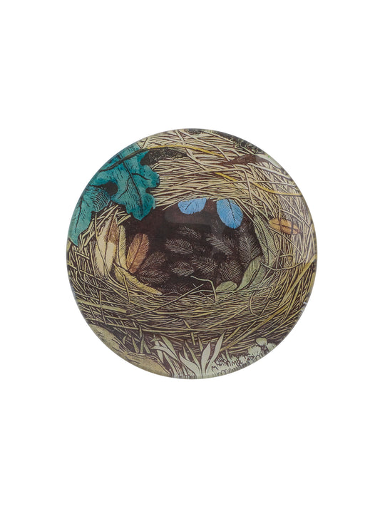 Feathered Nest Round Decoupage Tray Weston Table 