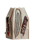 Coral & Tusk Feathers Tissue Box Cover Weston Table