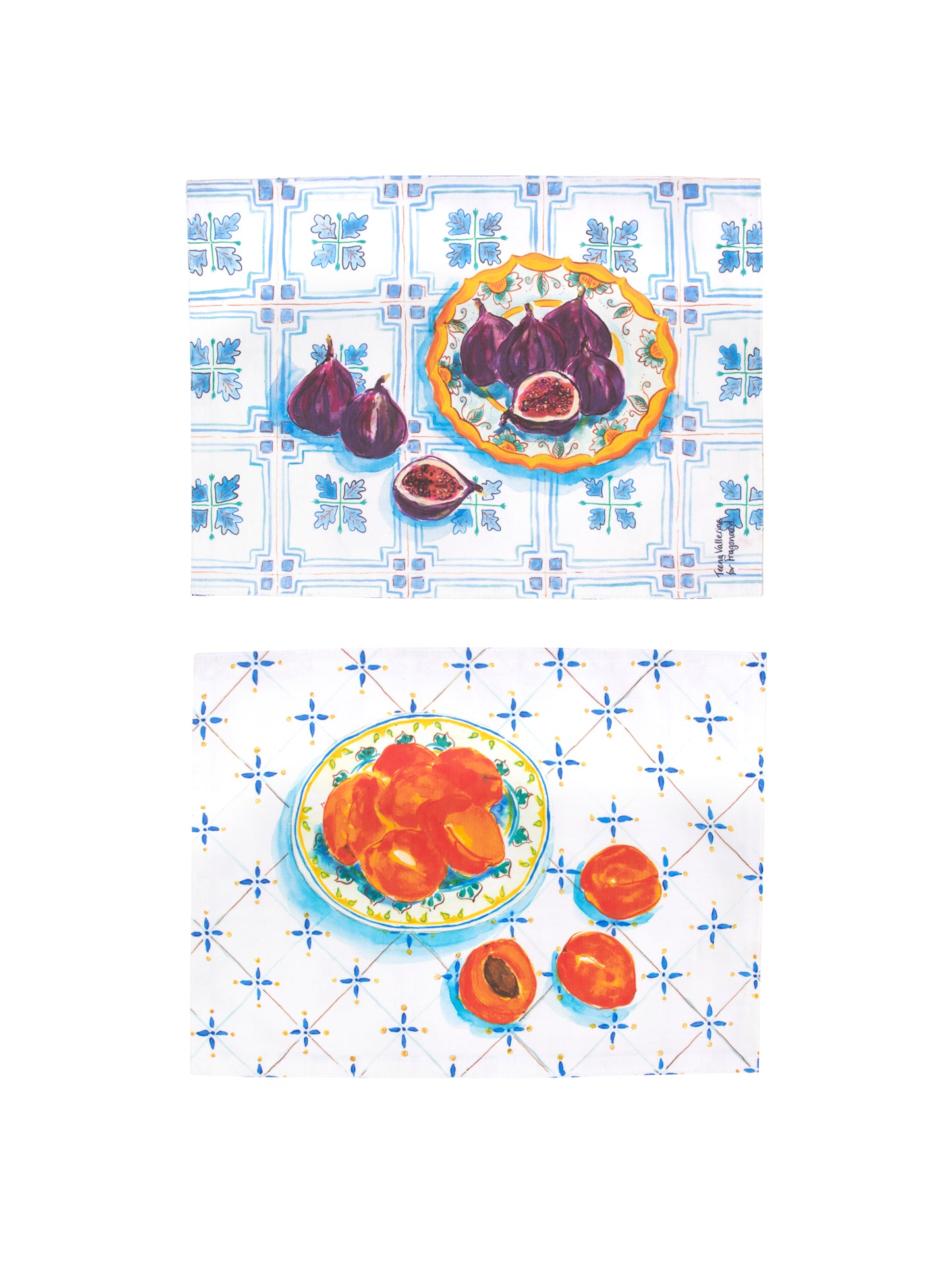 Fig and Apricot Two Sided Placemat Set Weston Table