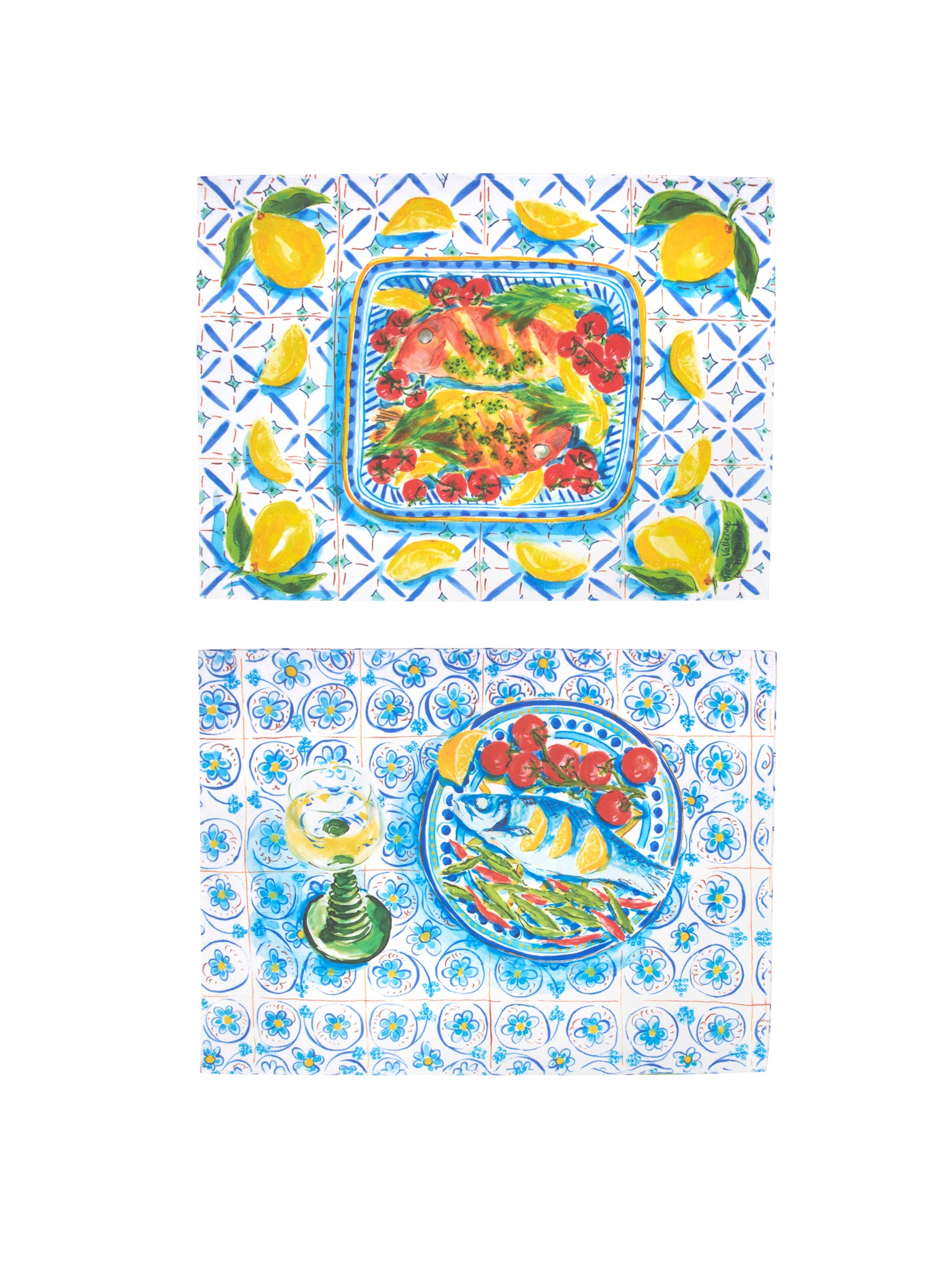 Fish Two Sided Placemat Set Weston Table