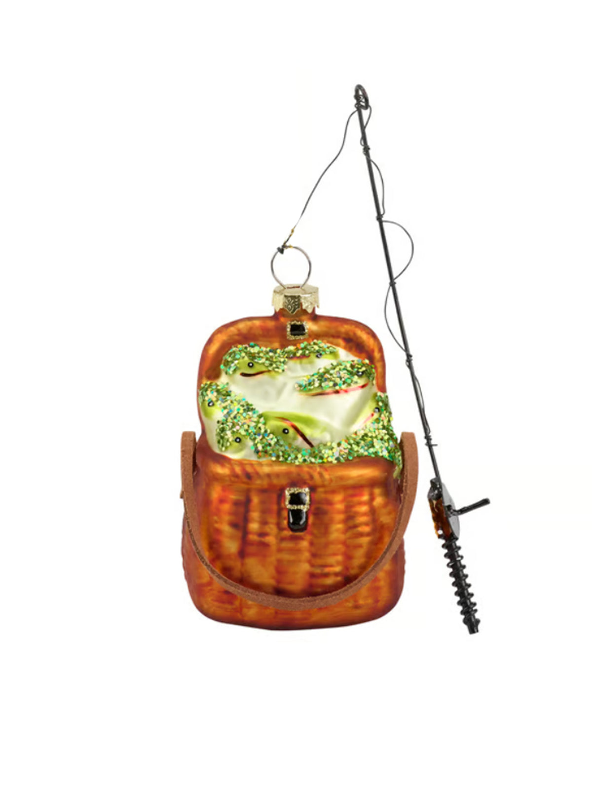 Fishing Gear Glass Ornament Weston Table