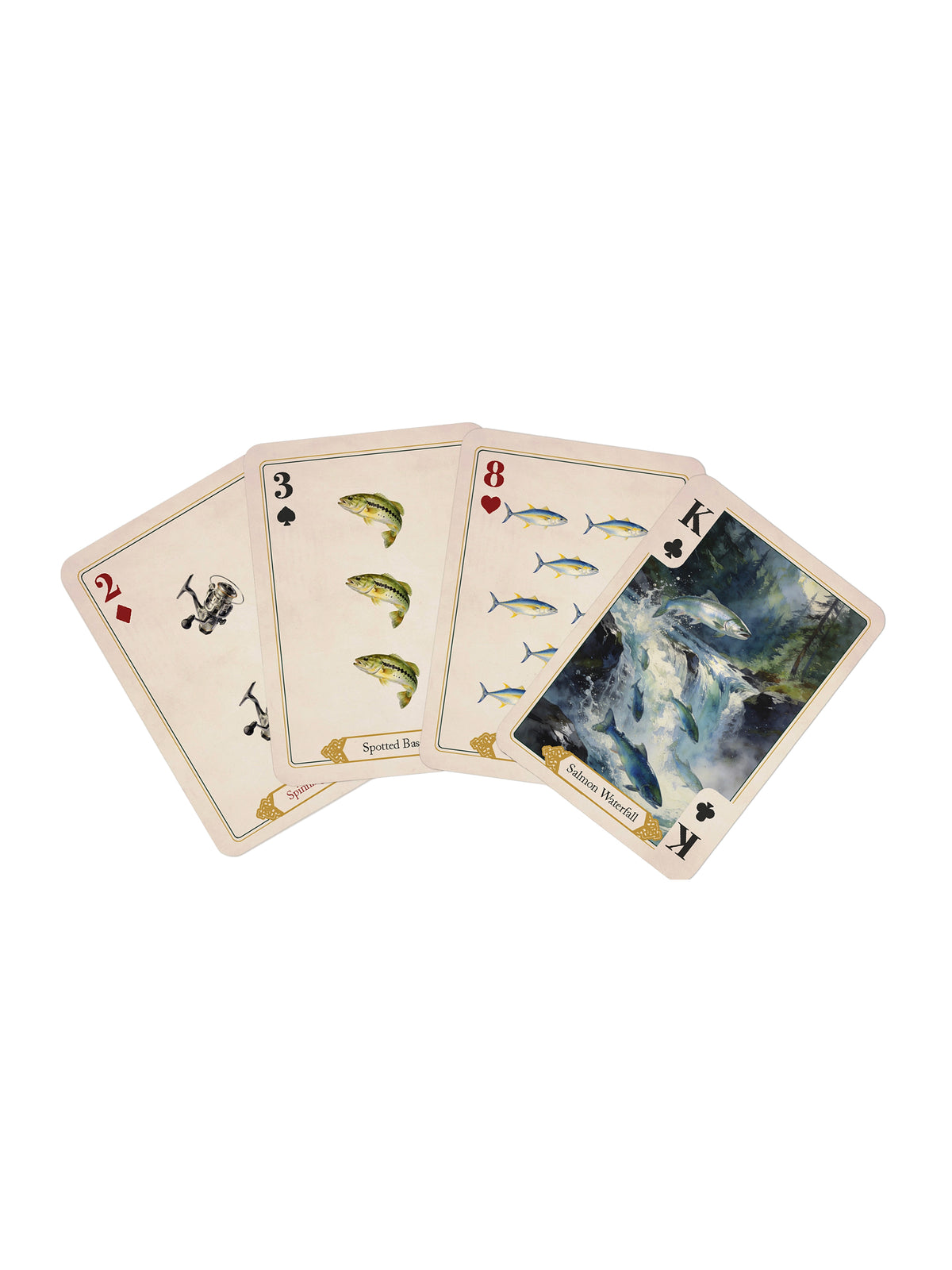 Fishing Standard Playing Cards Weston Table