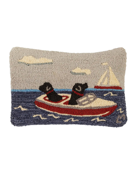 Floating Labs Hooked Wool Pillow Weston Table