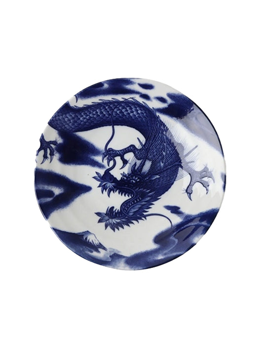 Flying Blue Dragon Plate Weston Table