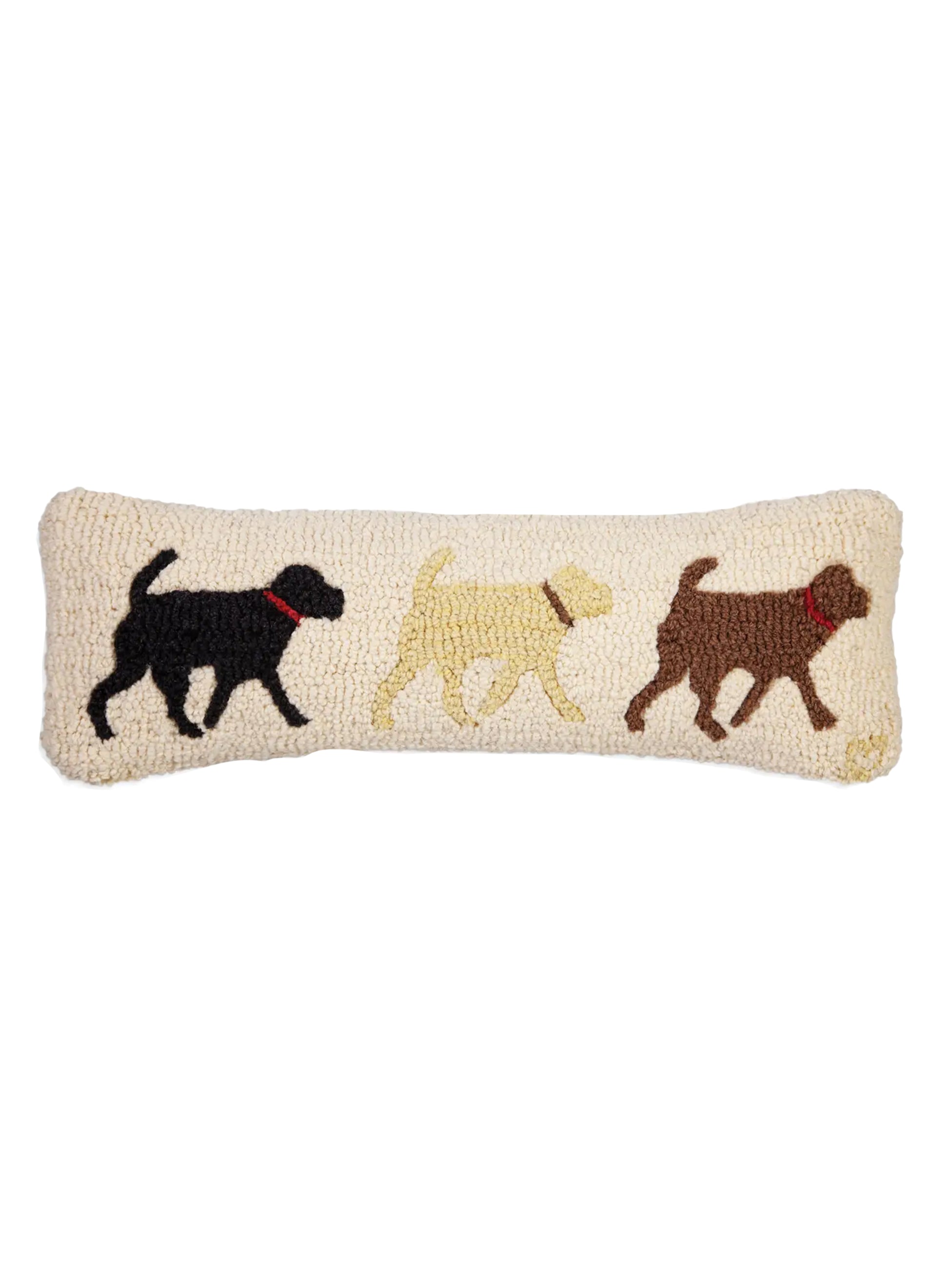Follow My Lead Hooked Wool Pillow Weston Table
