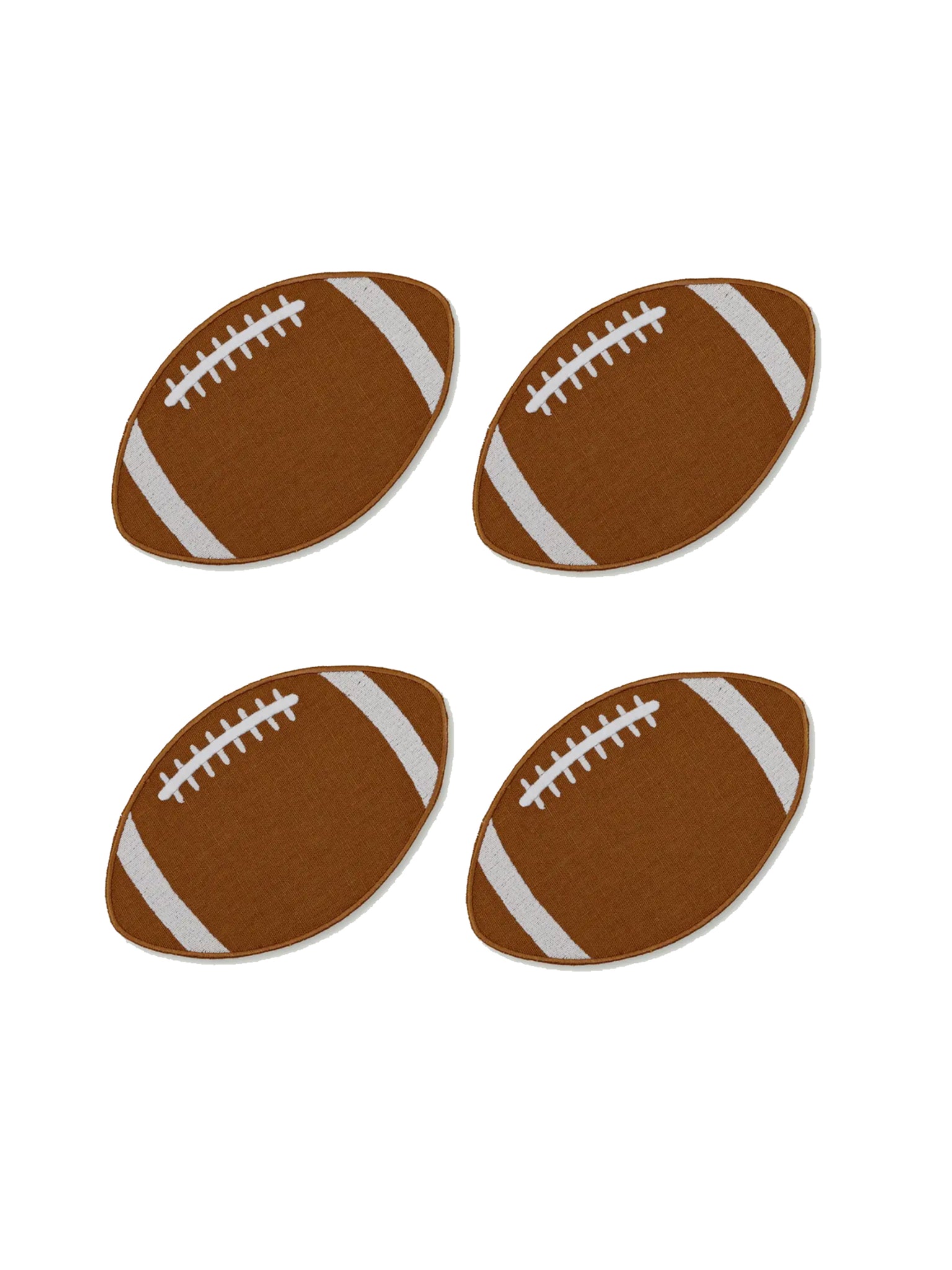 Football Linen Cocktail Napkins Weston Table