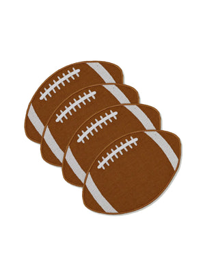  Football Linen Cocktail Napkins Weston Table 