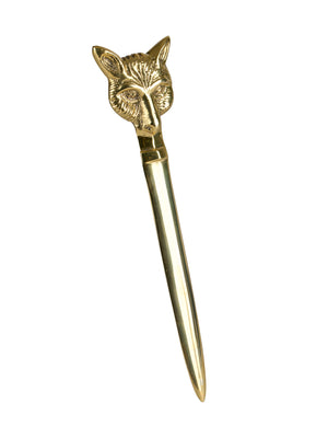  Fox Antique Brass Letter Opener Weston Table 