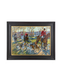 Fox Hunt on the Charles Susan Termyn Oil Painting Weston Table