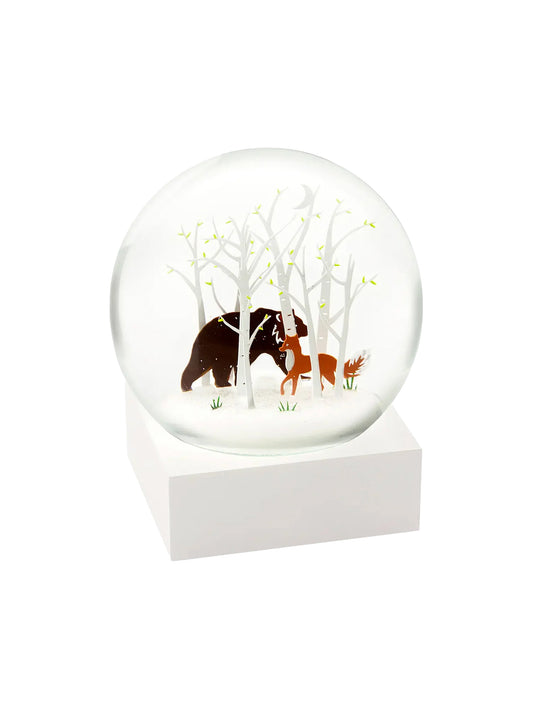 Fox and Bear Snow Globe Weston Table