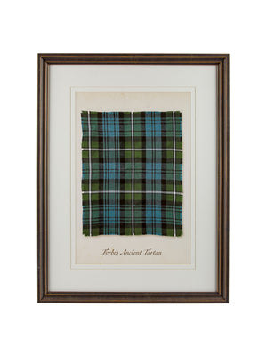  Framed Clan Tartan Weston Table 