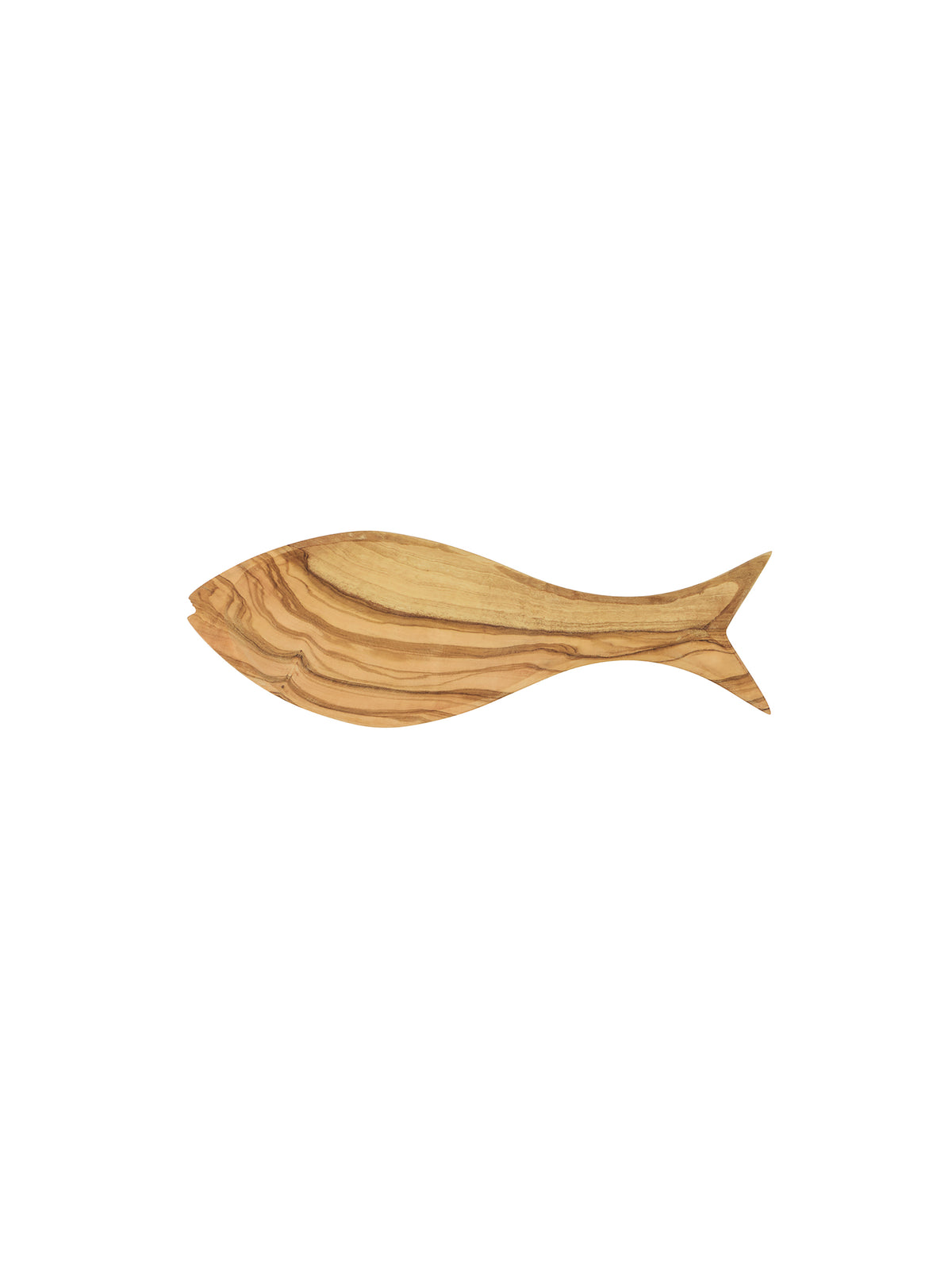 French Olive Wood Fish Serving Plate Small Weston Table
