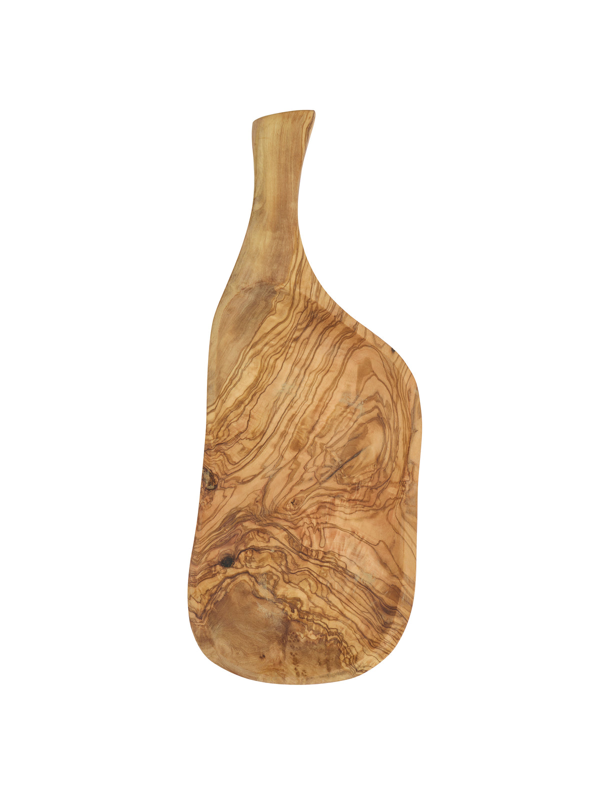 French Olive Wood Handled Oblong Serving Board One Weston Table