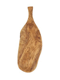 French Olive Wood Handled Oblong Serving Board Three Weston Table