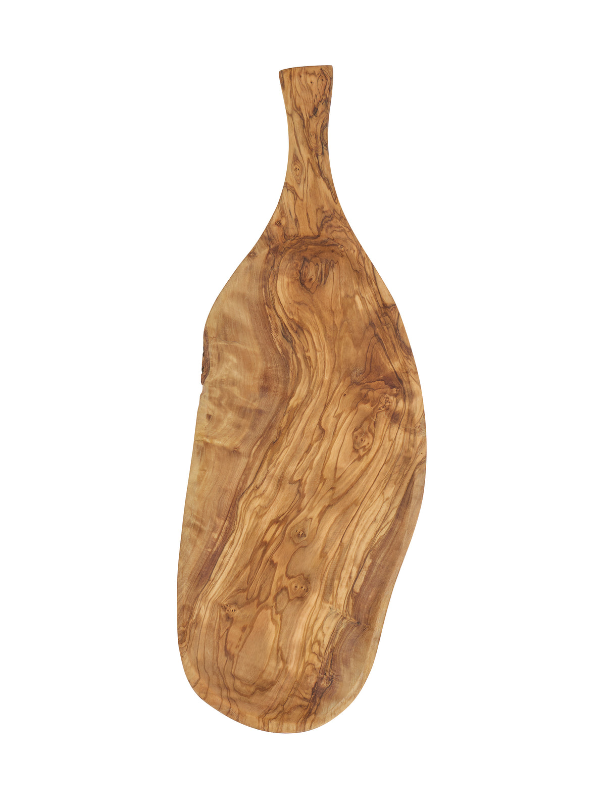 French Olive Wood Handled Oblong Serving Board Three Weston Table