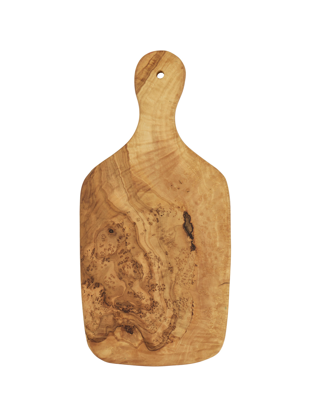 French Olive Wood Handled Serving Board for Two Five Weston Table