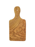 French Olive Wood Handled Serving Board for Two One Weston Table