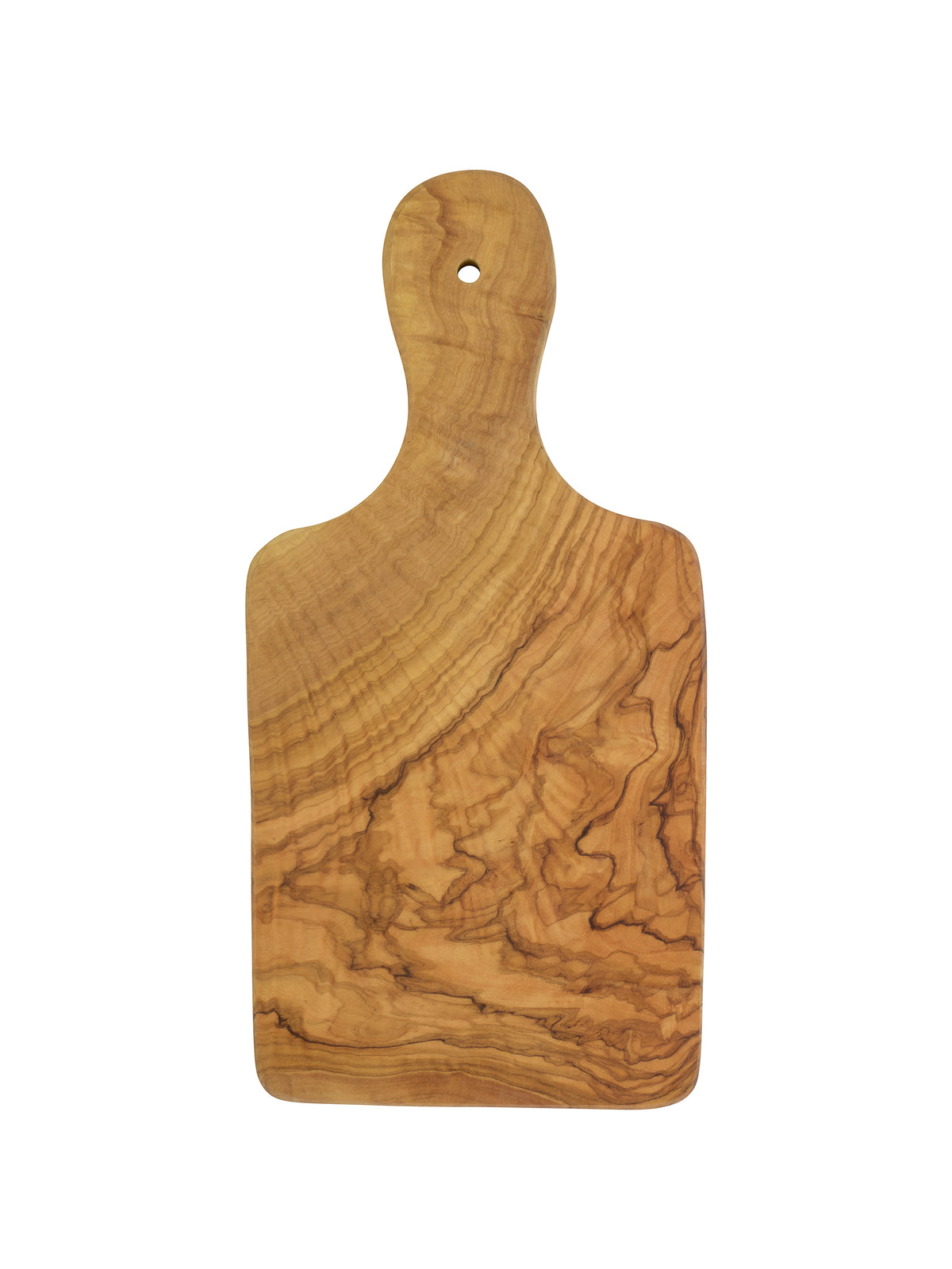 French Olive Wood Handled Serving Board for Two One Weston Table