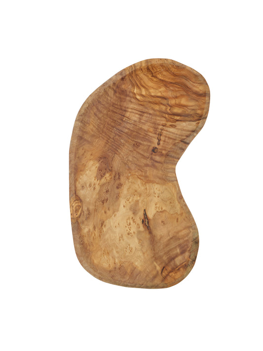 French Olive Wood Oblong Rimmed Cheese Board One Weston Table