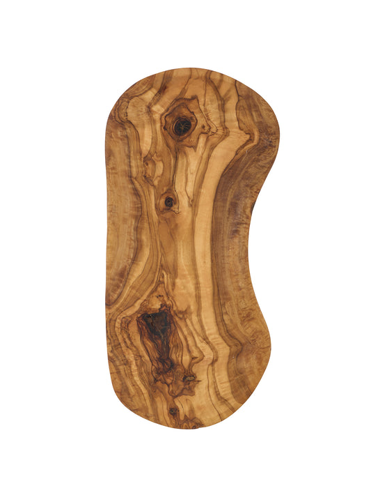 French Olive Wood Oblong Rimmed Cheese Board One Weston Table