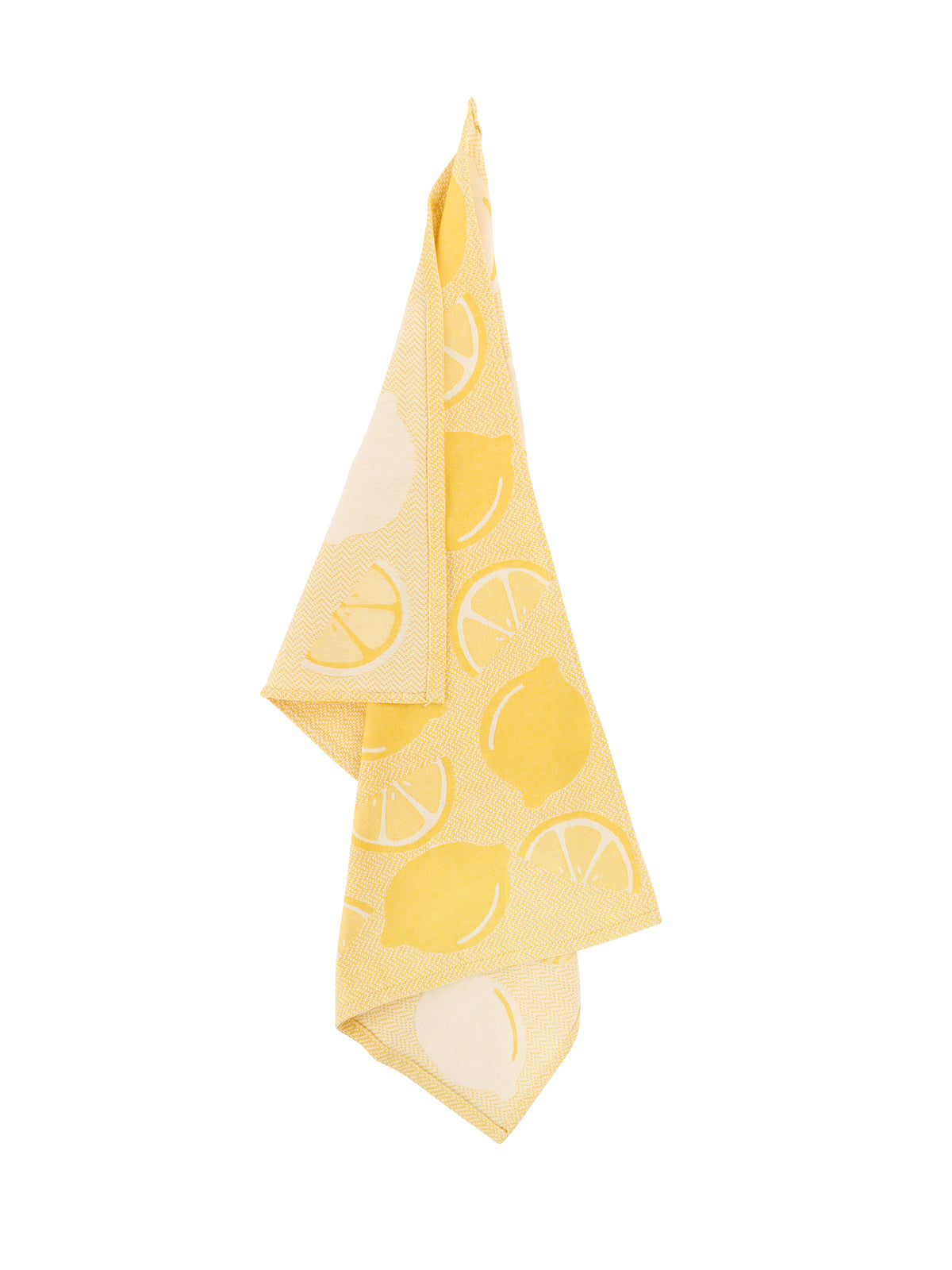 Fresh Fruit Lemon Kitchen Towel Jacquard Weston Table