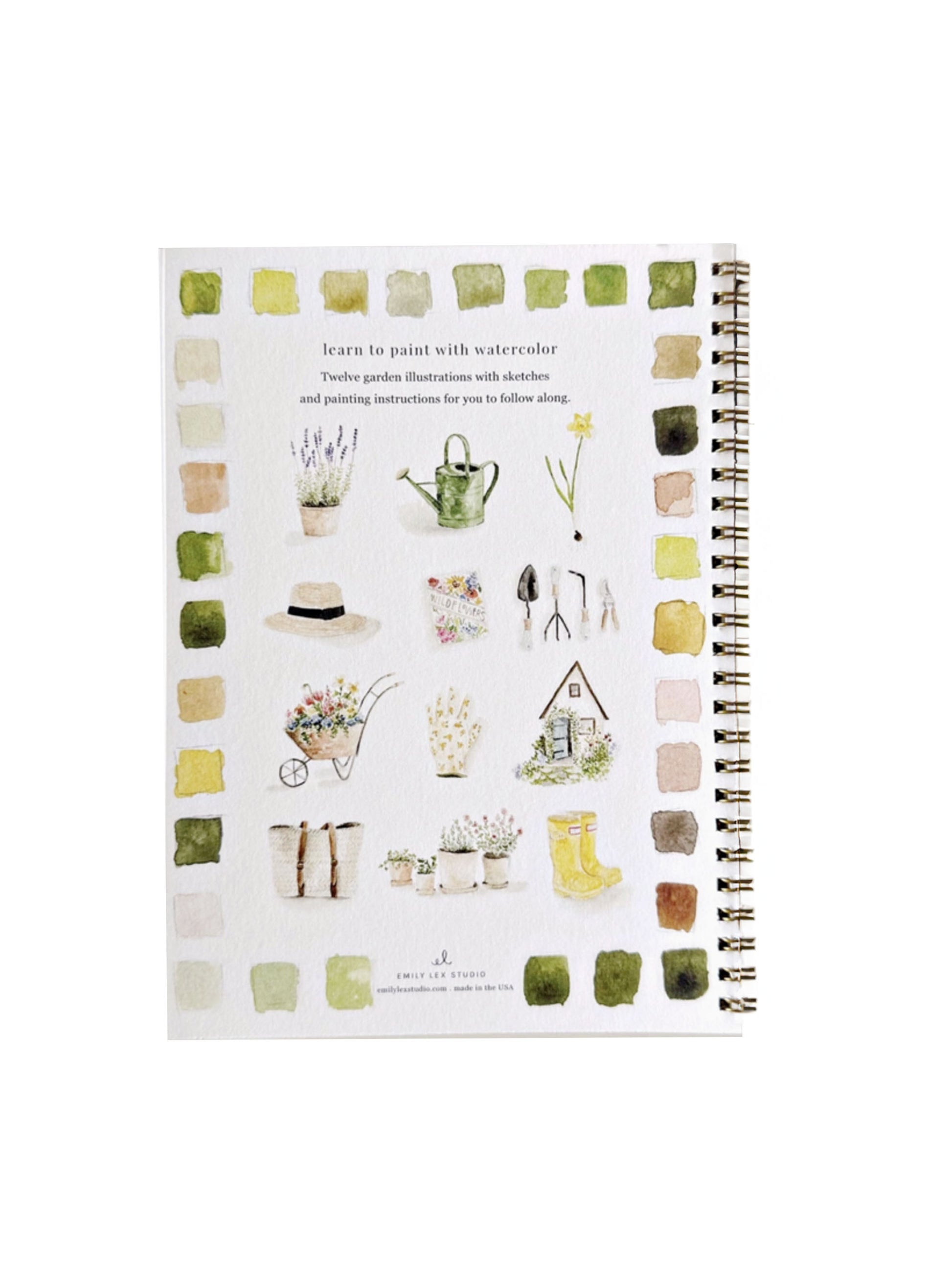 Garden Watercolor Workbook Weston Table 