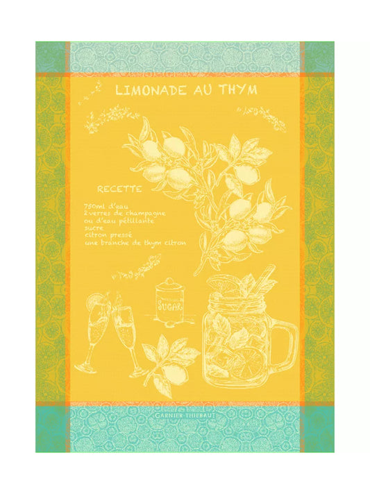 Garnier Thiebaut Limonade Jacquard Kitchen Towel Weston Table