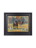 Gathering the Hounds, Charlescote Farm Susan Termyn Oil Painting Weston Table