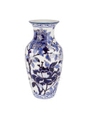 Gien Blue Peonies Fluted Vase Weston Table 
