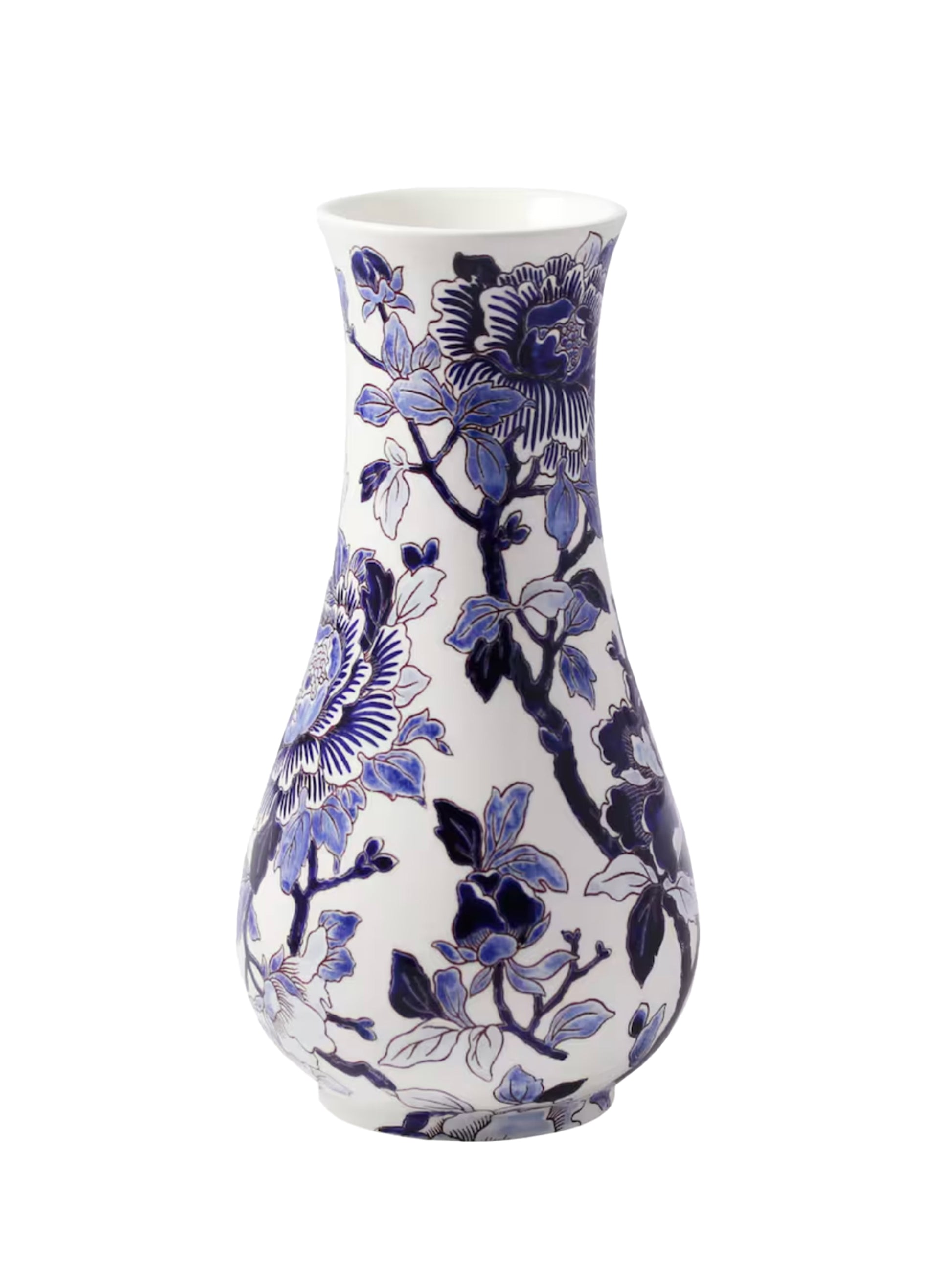 Gien Blue Peonies Small Museum Vase Weston Table