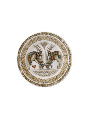  Gien Chevaux du Vent Canape Plates Weston Table 