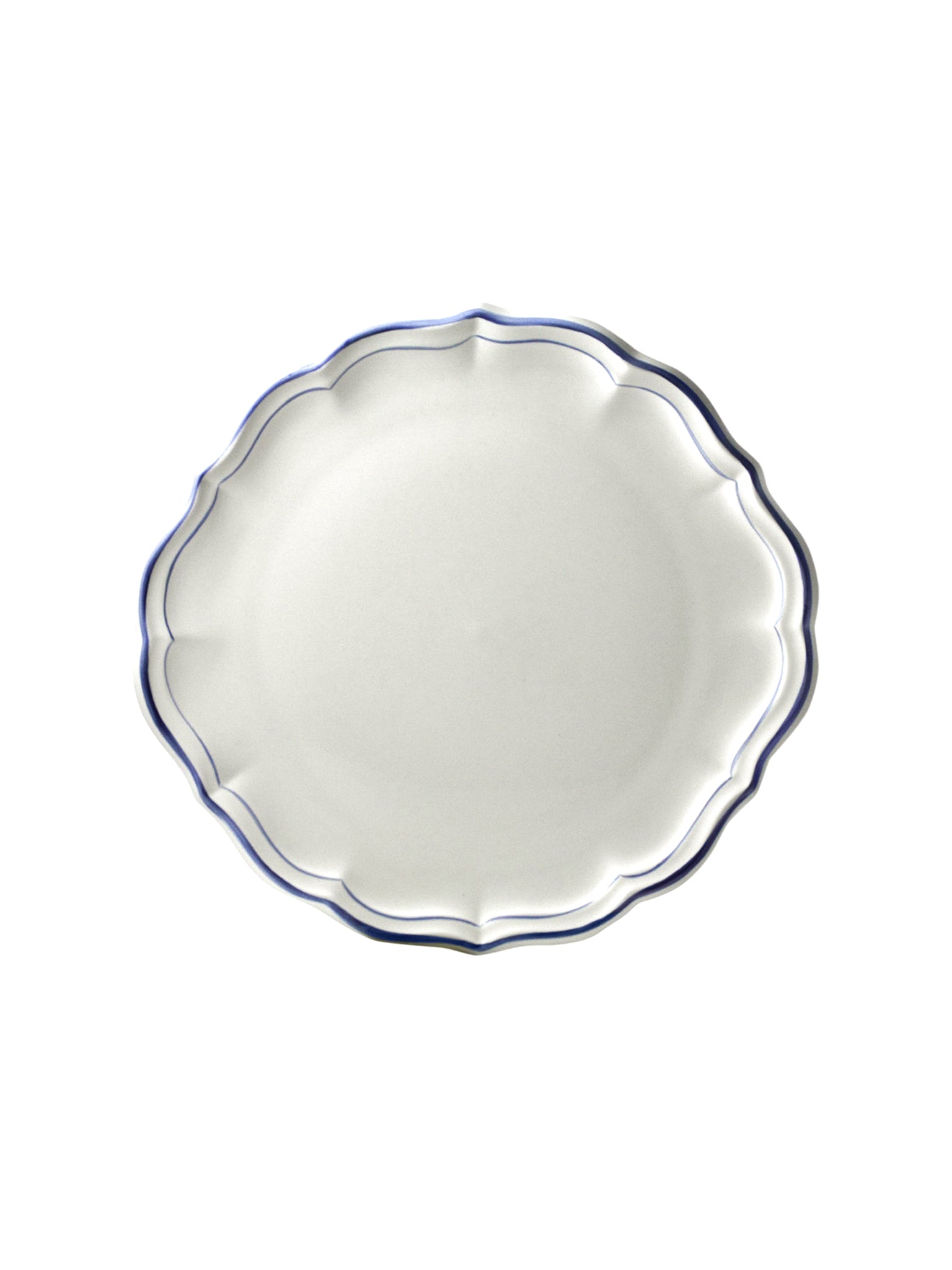 Gien Filet Blue Cake Platter Weston Table