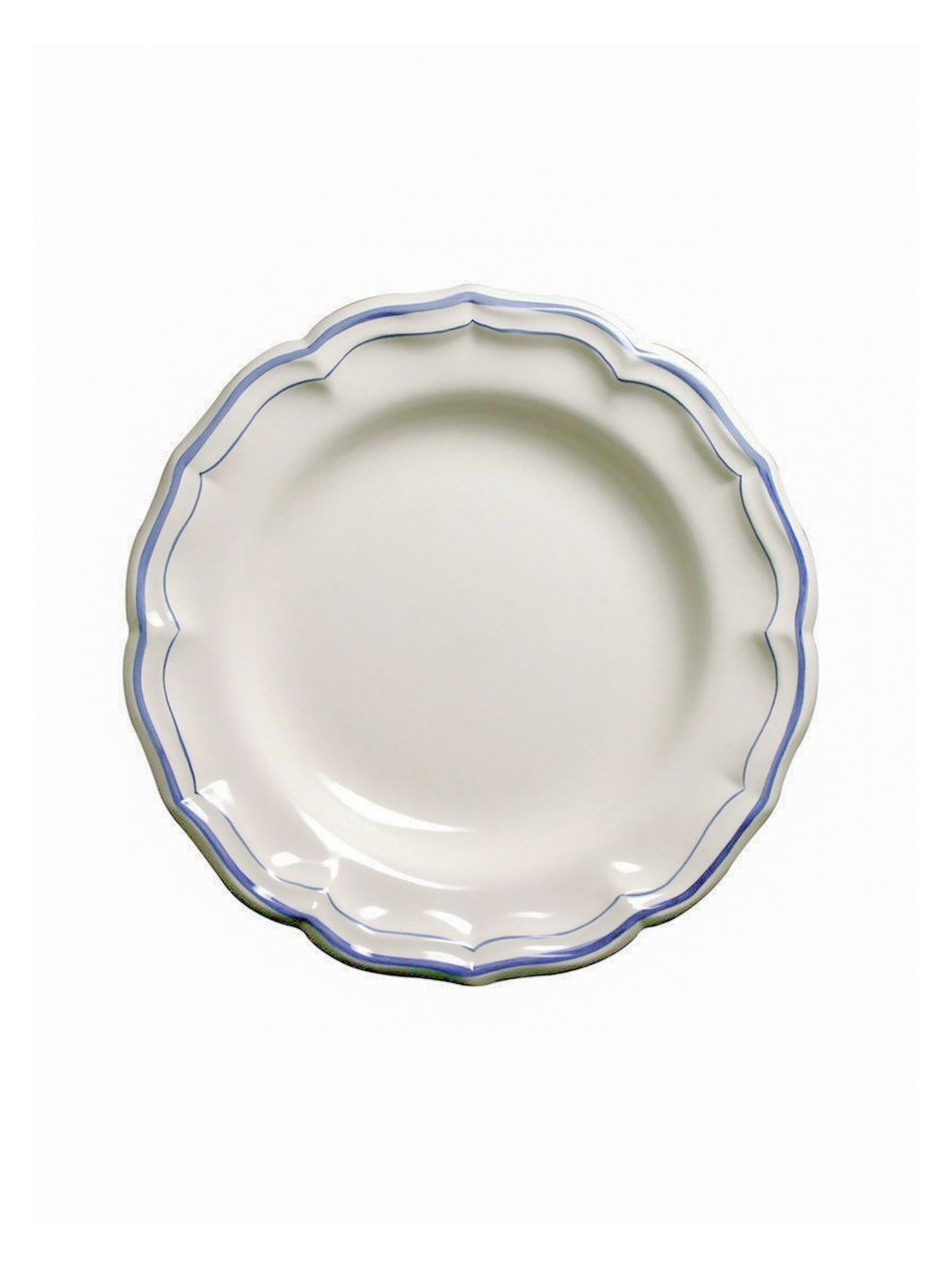 Gien Filet Bleu Deep Round Dish Weston Table