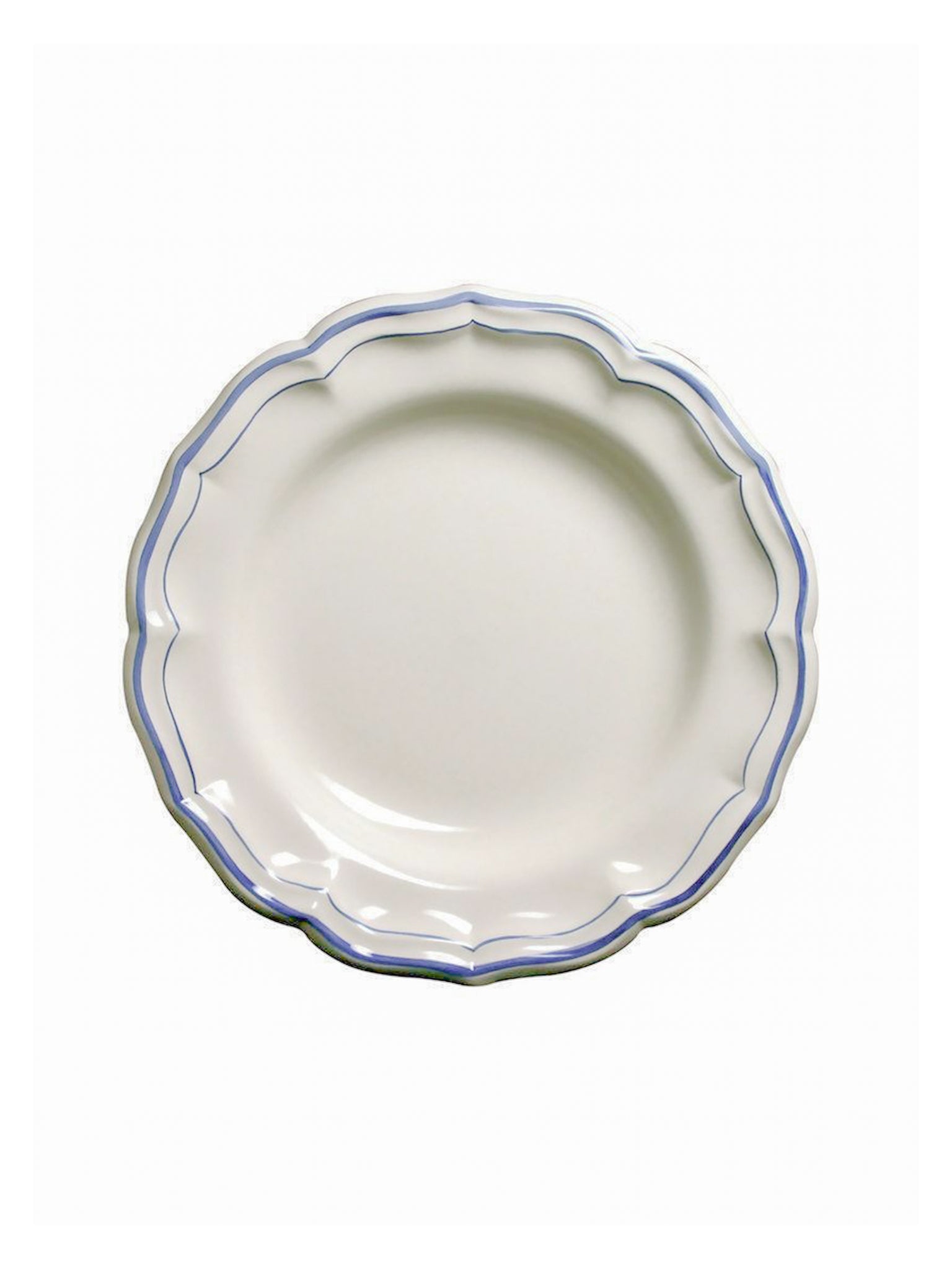 Gien Filet Bleu Deep Round Dish Weston Table