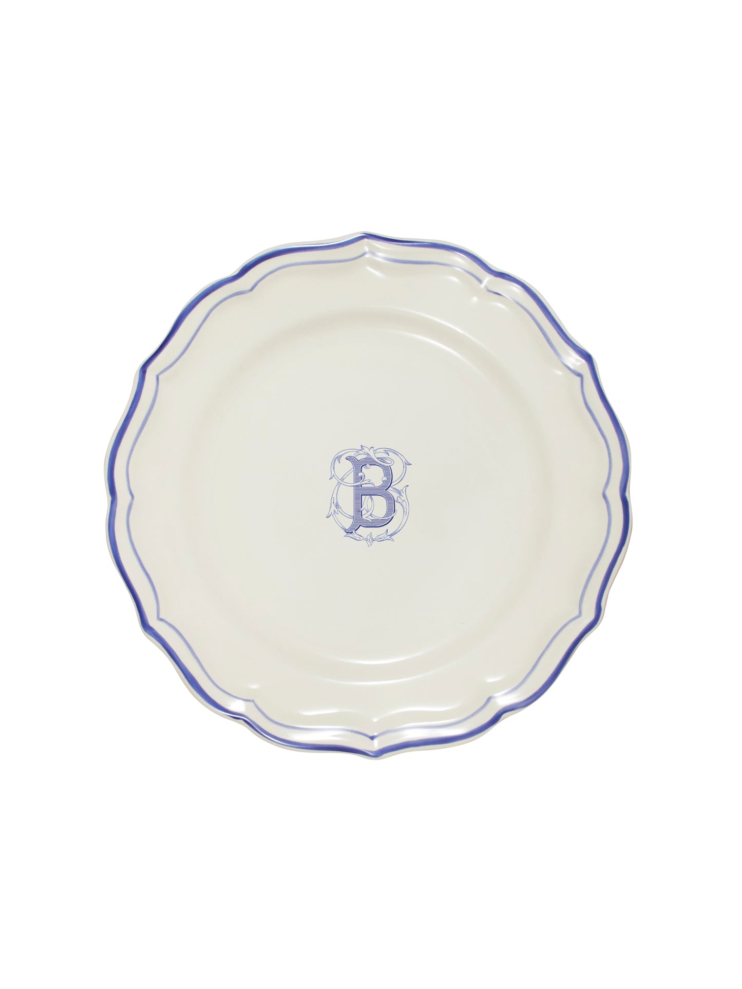 Gien Filet Bleu Dinner Plate B Weston Table