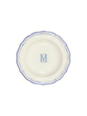 Gien Filet Bleu Monogram Soup Plate M Weston Table
