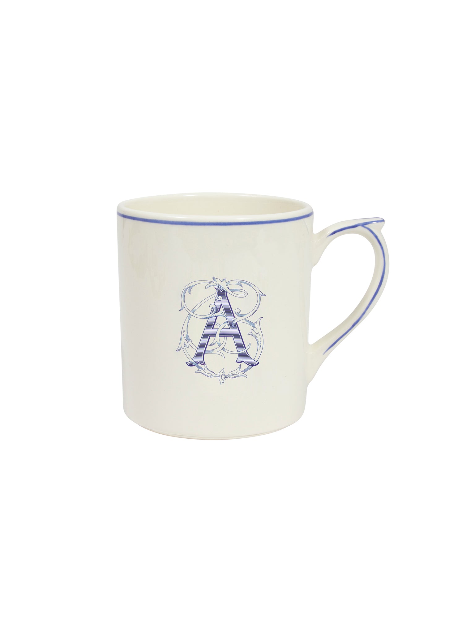 Gien Filet Blue Mug A Weston Table