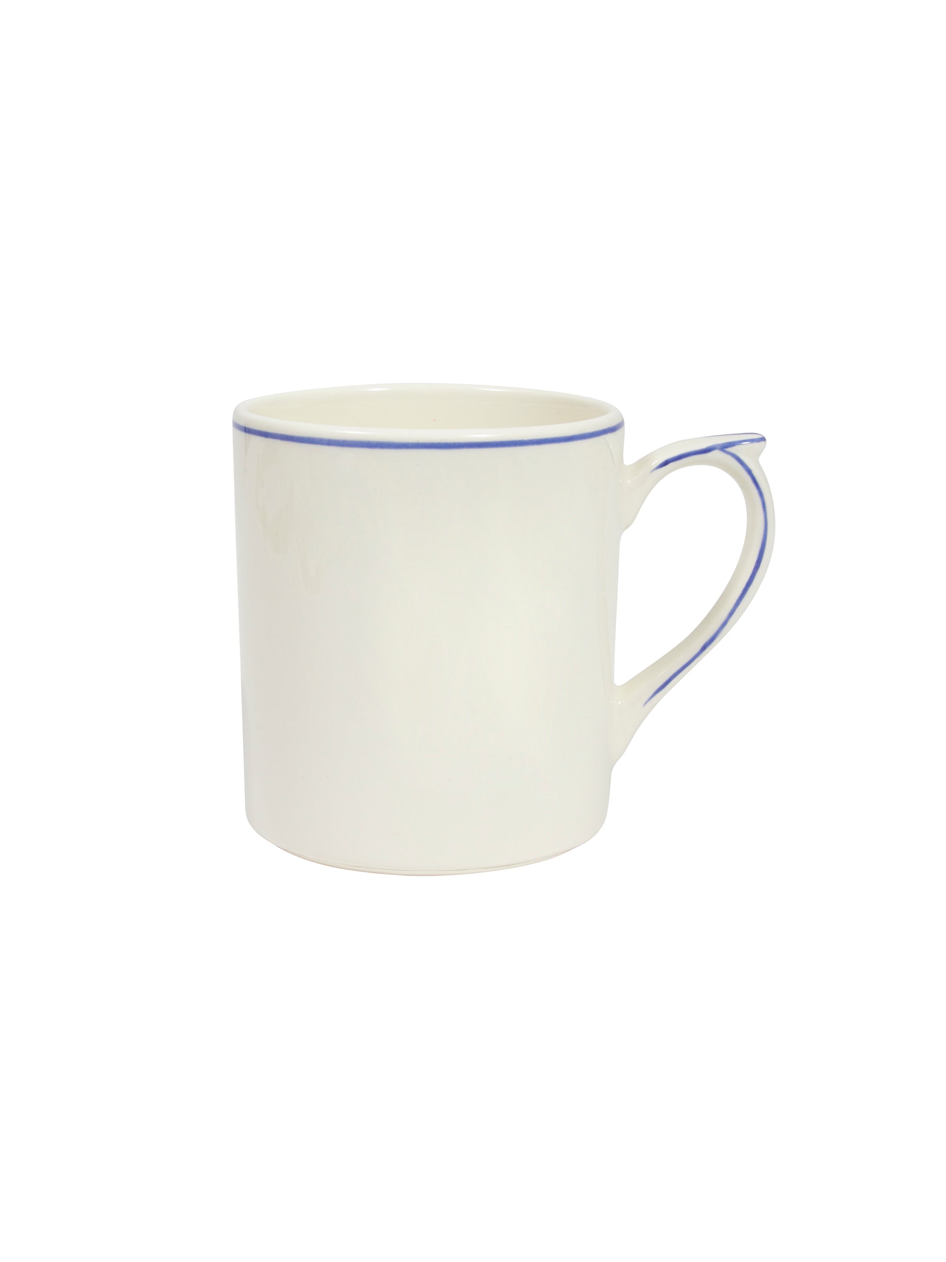 Gien Filet Blue Mug Custom Weston Table