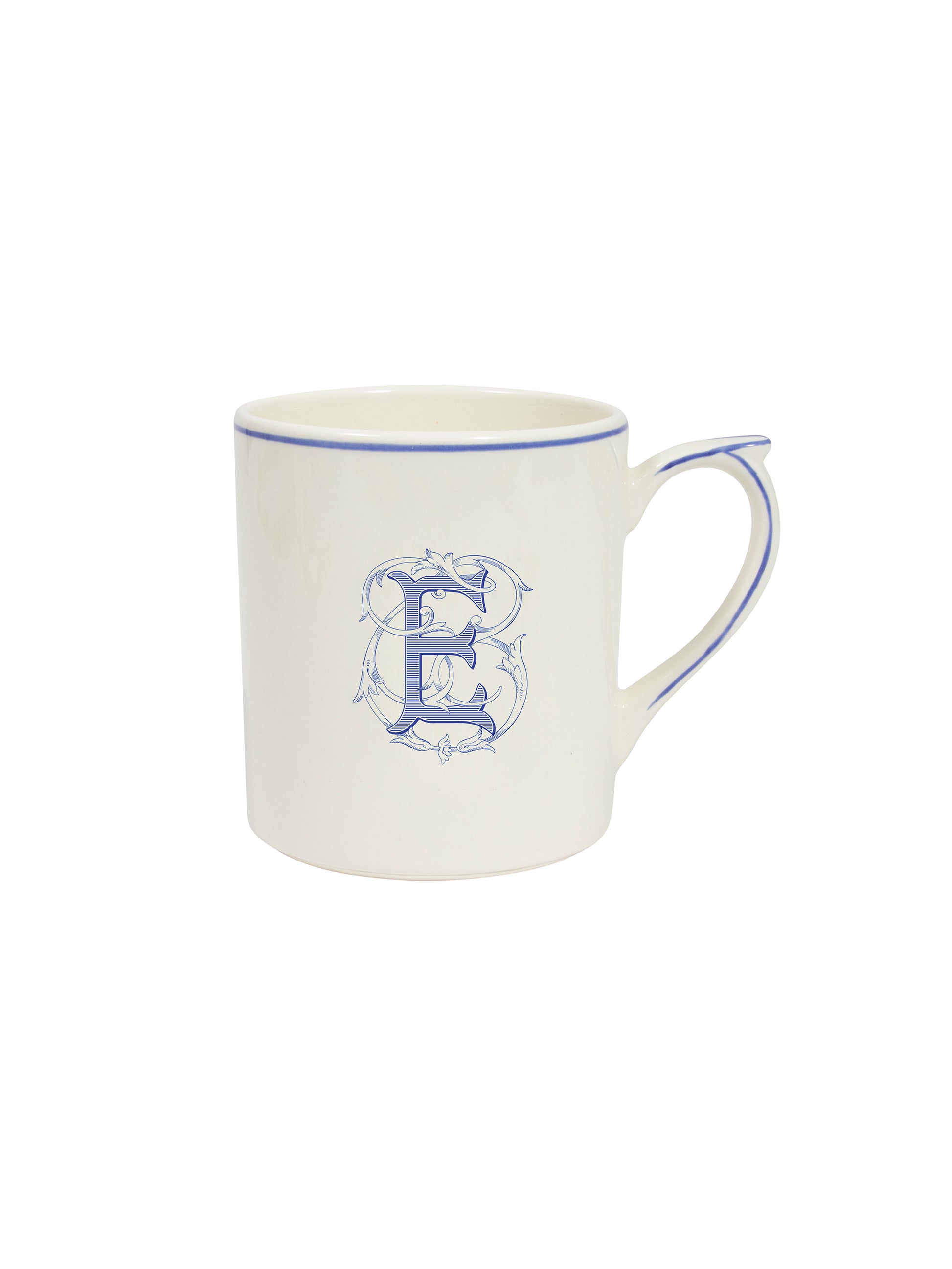 Gien Filet Blue Mug E Weston Table